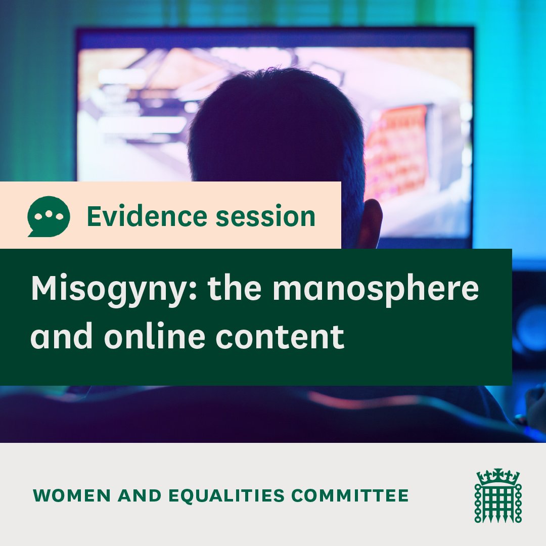 Women & Equalities Committee (@commonswec) on Twitter photo On Wednesday 18 June we are continuing our work looking into misogyny: the manosphere and online content.
Witness from 2.20pm:
Activist, writer, speaker and founder of <a href="/EverydaySexism/">EverydaySexism</a>, Laura Bates.
Watch on Parliament Live 🟢 On Wednesday 18 June we are continuing our work looking into misogyny: the manosphere and online content.
Witness from 2.20pm:
Activist, writer, speaker and founder of <a href="/EverydaySexism/">EverydaySexism</a>, Laura Bates.
Watch on Parliament Live 🟢