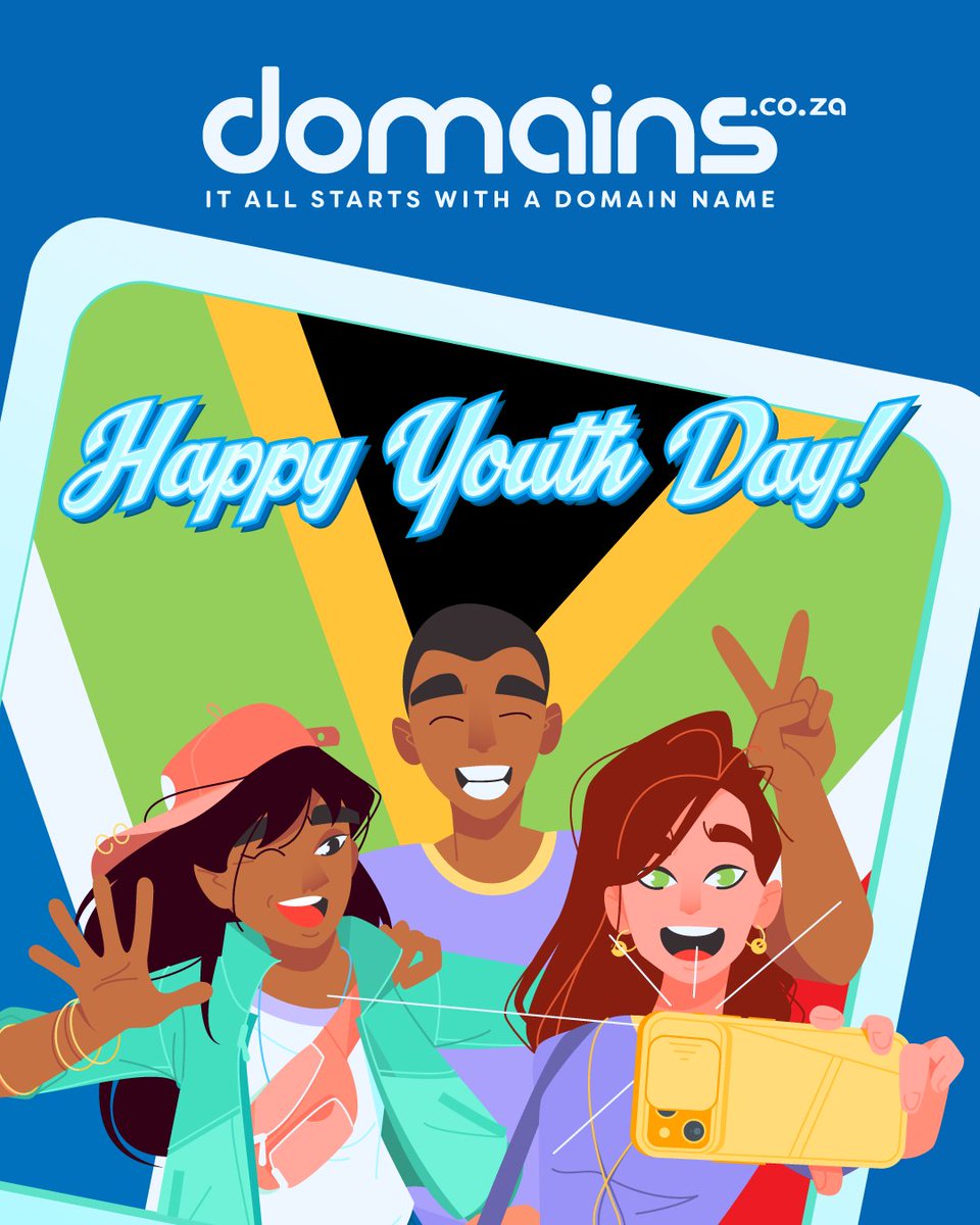 At Domains.co.za, we believe in empowering future leaders to build, create, and thrive in the digital world. 🌐 
Start something great — register your domain, build your website, and own your future.

#YouthDay #June16 #SouthAfrica