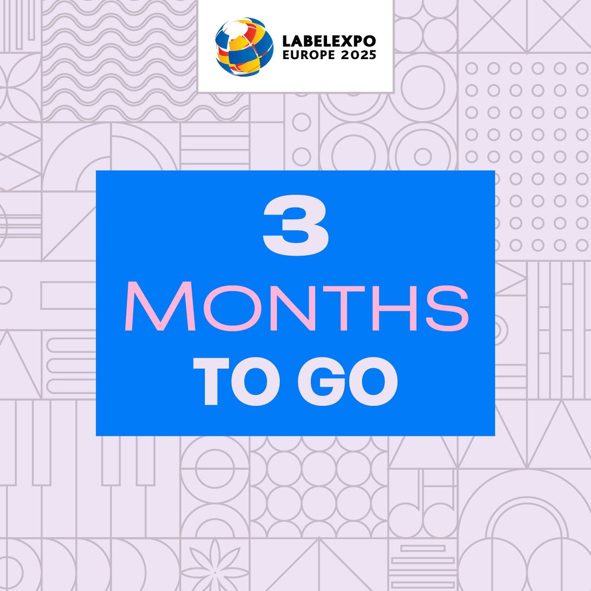 Three months to go until Labelexpo Europe 2025! ⏰ 
Have you:  
✔️ Registered  
✔️ Checked the floorplan  
✔️ Booked accommodation with our partner, bnetwork 

Tickets selling fast! 
Book now: labelexpo-europe.com/prices-and-dea… 
#LabelexpoEurope2025 #PrintInnovation #Packaging