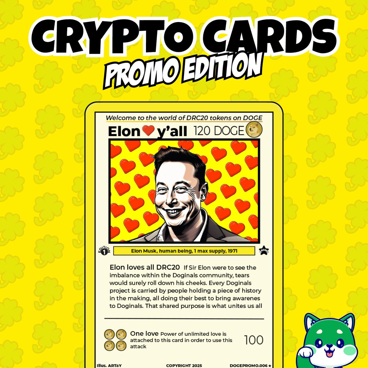 GM fellow #Doginals soldiers!

With pain in our hearts, we’ve watched the ongoing tensions within the DRC20 and Doginals community…

Imagine if Sir @ElonMusk had taken a quick peek into the chats over the past few days, his heart would’ve broken. So many amazing Doginals