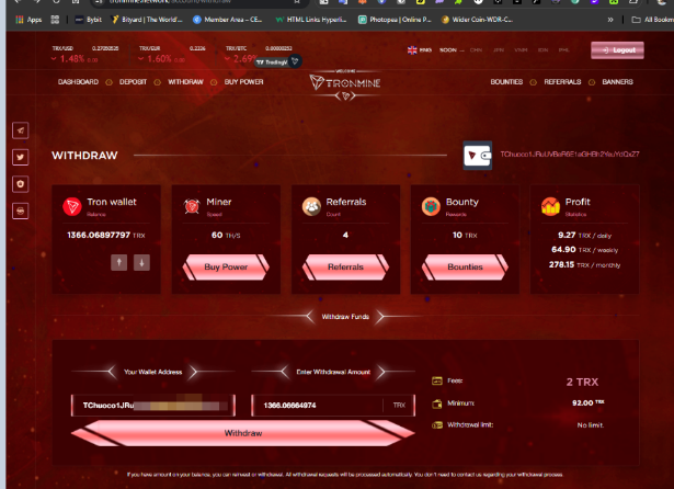 guga45790363's tweet photo. @tronminenetwork Why can't I withdraw money? https://t.co/kmJvpXadBJ