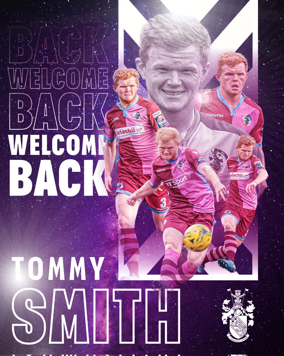 Corinthian-Casuals (@corinthiancas) on Twitter photo We're delighted to announce the return of experienced defender <a href="/tommysmith4/">Tommy Smith</a> to the club.
Tommy was a key part of the Casuals team during Mu Maan's playing days here and rejoins us from Redhill, where he played against us last season
Welcome back, Tommy! 🩷🤎 We're delighted to announce the return of experienced defender <a href="/tommysmith4/">Tommy Smith</a> to the club.
Tommy was a key part of the Casuals team during Mu Maan's playing days here and rejoins us from Redhill, where he played against us last season
Welcome back, Tommy! 🩷🤎