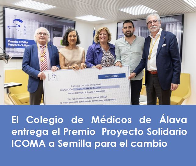 Ilustre Colegio Oficial de Médicos de Araba/Álava (@icomalava) on Twitter photo El Colegio de #Médicos de #Araba destina el 0,7% de su presupuesto a Semilla para el Cambio <a href="/semilla_cambio/">SemillaparaelCambio</a>, ganadora del Premio Proyecto Solidario ICOMA, para garantizar el acceso a la salud bucodental en Varanasi (India)
#VitoriaGasteiz
icoma.eus/icoma-destina-… El Colegio de #Médicos de #Araba destina el 0,7% de su presupuesto a Semilla para el Cambio <a href="/semilla_cambio/">SemillaparaelCambio</a>, ganadora del Premio Proyecto Solidario ICOMA, para garantizar el acceso a la salud bucodental en Varanasi (India)
#VitoriaGasteiz
icoma.eus/icoma-destina-…