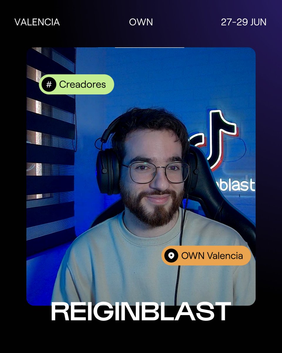Reiginblast 💎 (@reiginblast) on Twitter photo NOTICIÓN!! Soy embajador de OWN Valencia (<a href="/OpenWorldNowcom/">OWN Valencia - Zaragoza 2025</a>) y podréis verme por el evento el 28 de junio por el evento. 😍
Tenéis un 10% de descuento en la compra de vuestra entrada con el código "REIGIN". Nos vemos ahí!! 🧡 NOTICIÓN!! Soy embajador de OWN Valencia (<a href="/OpenWorldNowcom/">OWN Valencia - Zaragoza 2025</a>) y podréis verme por el evento el 28 de junio por el evento. 😍
Tenéis un 10% de descuento en la compra de vuestra entrada con el código "REIGIN". Nos vemos ahí!! 🧡