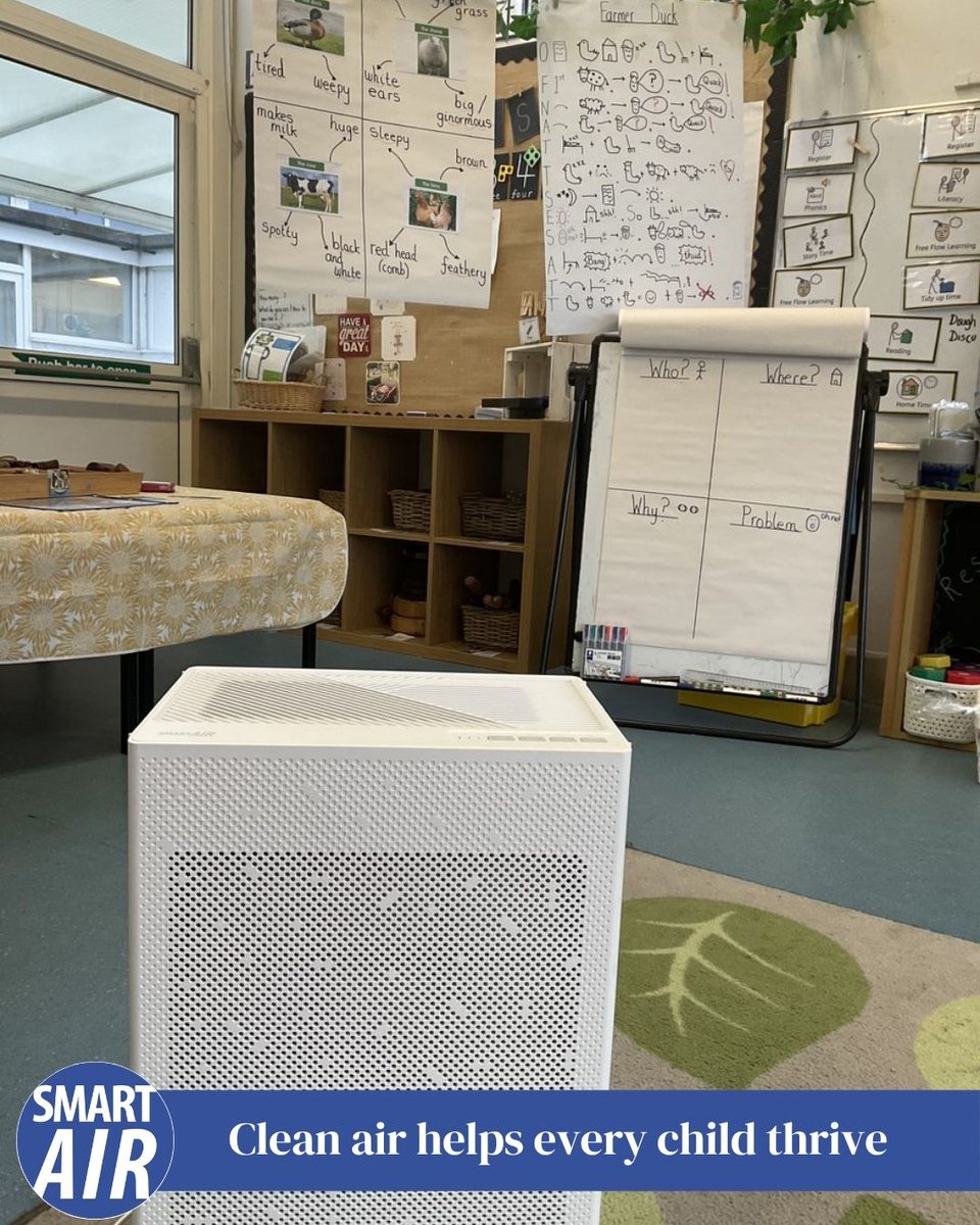 Clean air in schools isn't a luxury, it's a necessity. 💨 

It helps boost focus, reduce absences and infections, and supports every student and teacher. Let’s fight for clean air where it matters most. 

Shop SA600: bit.ly/3ScuQ9i 

#CleanAirInSchools