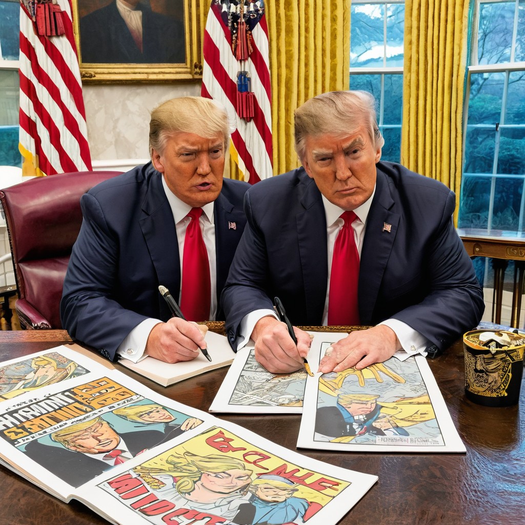 Pro__Thought's tweet image. Would TWO Donald Trumps make the world a better place?