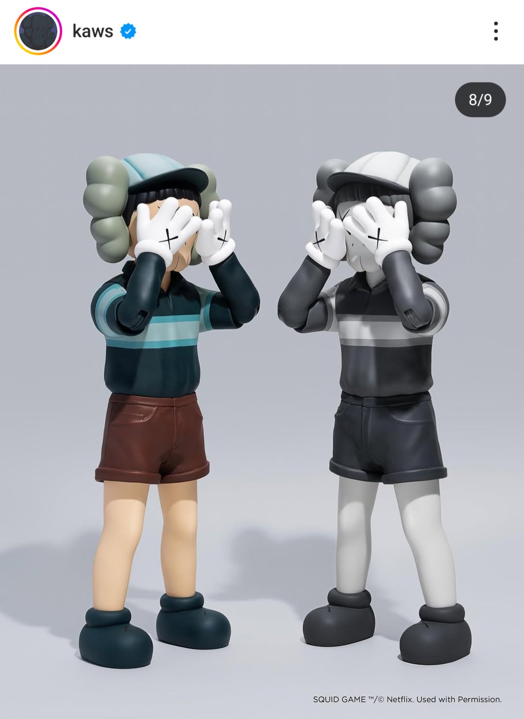KAWS イカゲーム　チョルス　フィギュア　Squid Game カウズ x イカゲーム チョルス Chul-Su Figure Colored - メルカリ