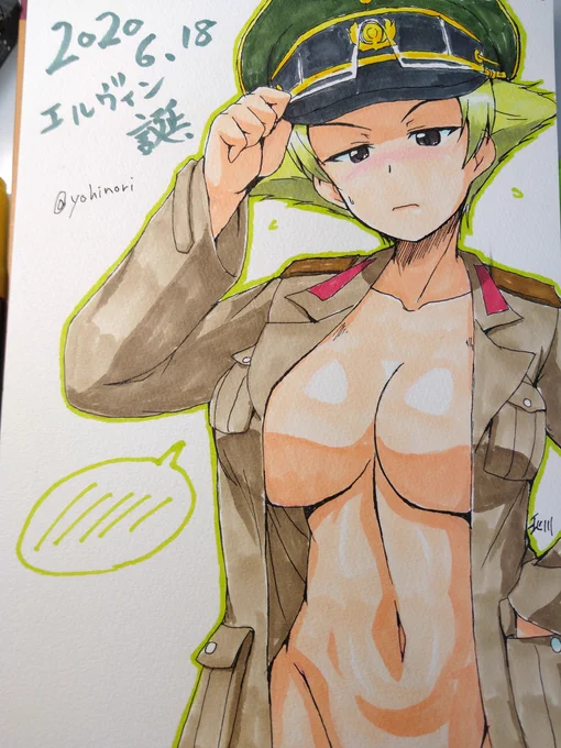過去絵で恐縮ですが エルヴィン誕おめでとう! #エルヴィン生誕祭 #エルヴィン生誕祭2025