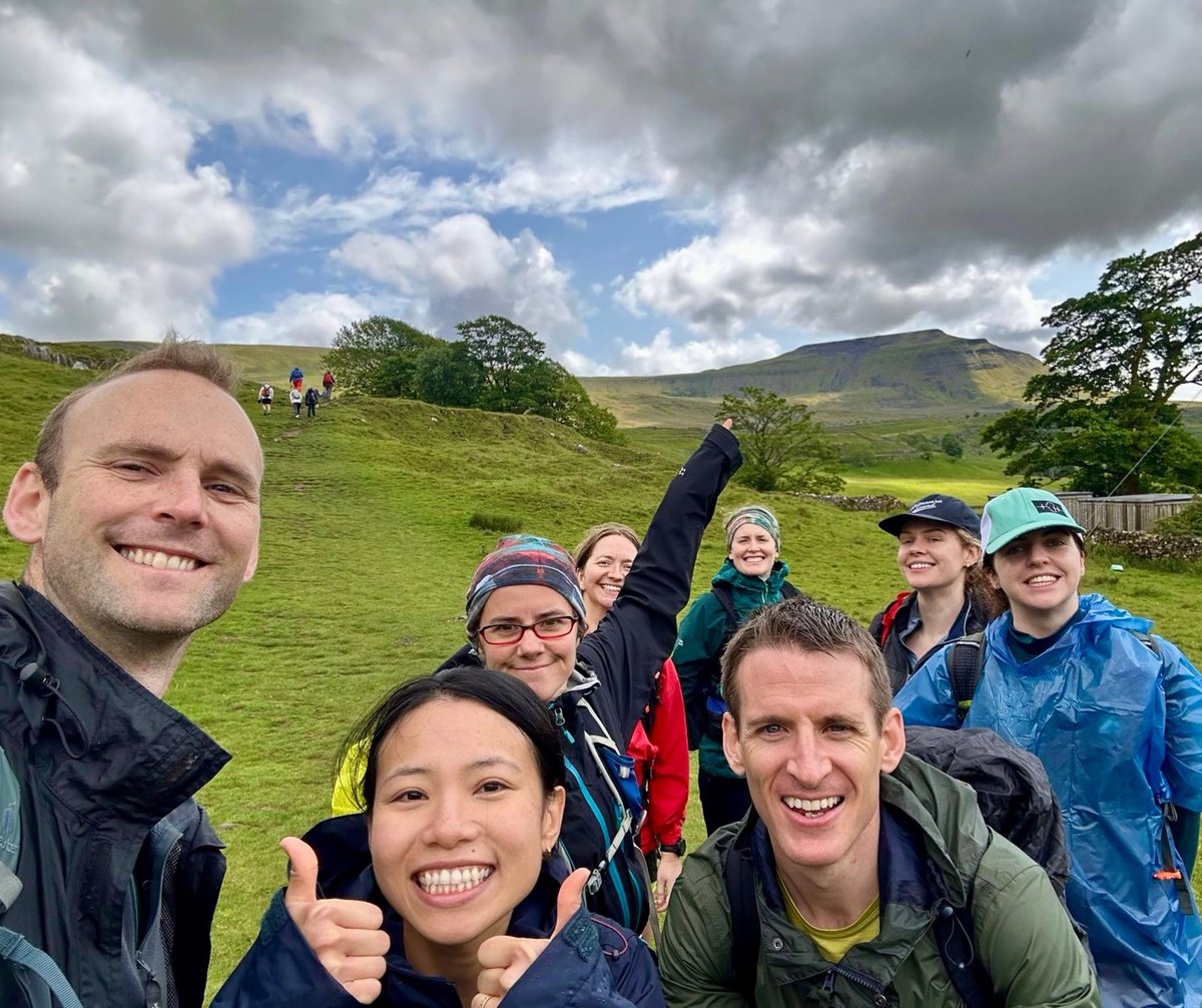 They did it!! Summited 3 peaks, up 1459m over 39.64km…in multiple different seasons 🌧️ ☀️ 💨 🍃 phew!!

Thank you to everyone who supported the team achieve this huge goal! A massive well done to the team for taking on this challenge! 💚

#yorkshire3peaks #fundraisingchallenege