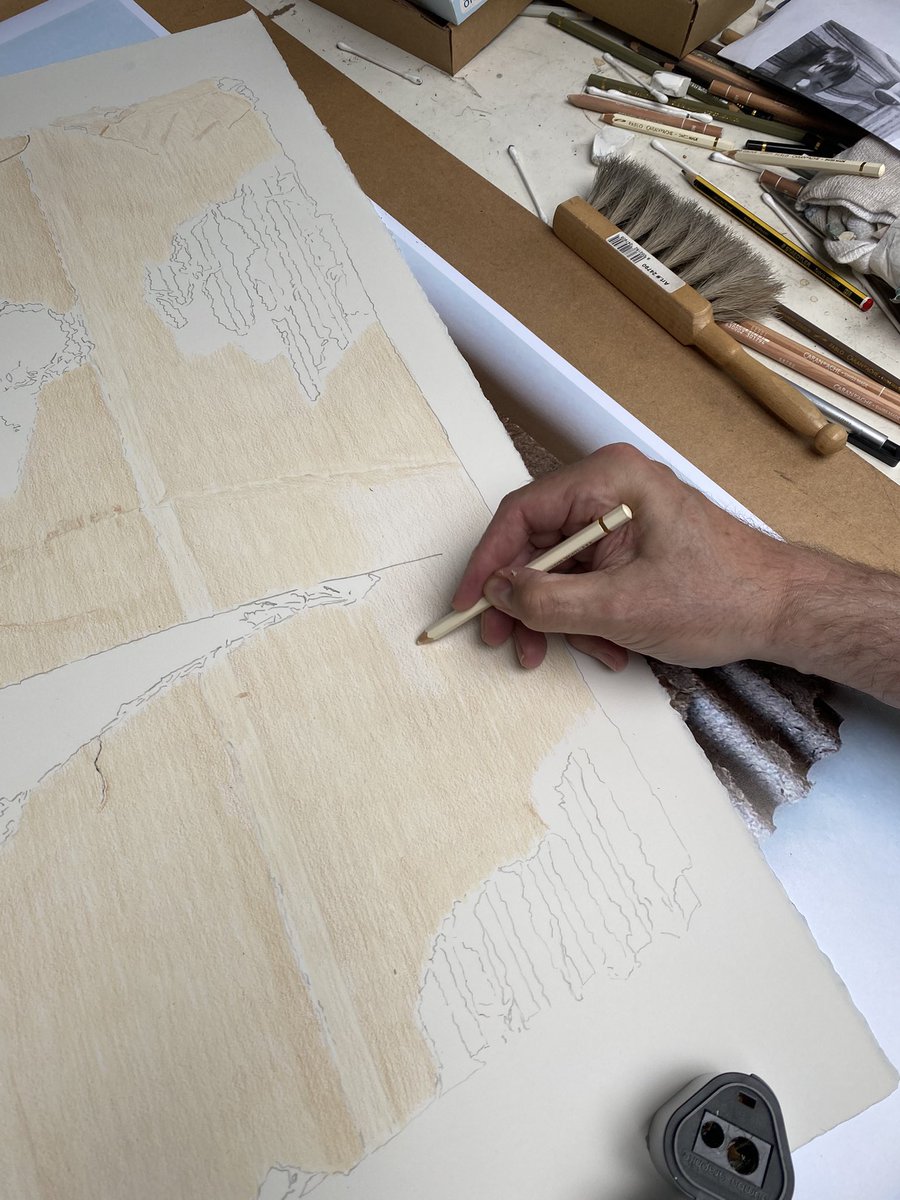 Working on some large colour drawings for show in July. More details to come soon.