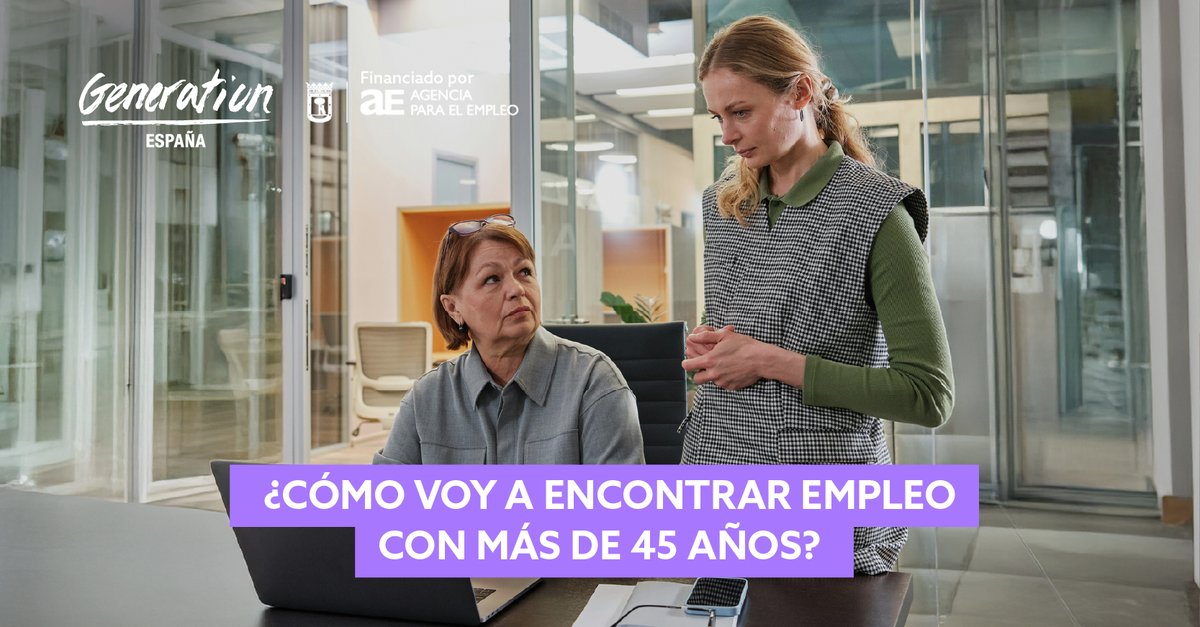 Fundación Generation España (@spaingeneration) on Twitter photo Esta iniciativa +45 financiada por la <a href="/aempleomadrid/">Agencia para el Empleo del Ayuntamiento de Madrid</a> te garantiza una alta empleabilidad 🏢
¿Listo para reactivarte laboralmente? Apúntate aquí: tinyurl.com/3z3wzs7v Esta iniciativa +45 financiada por la <a href="/aempleomadrid/">Agencia para el Empleo del Ayuntamiento de Madrid</a> te garantiza una alta empleabilidad 🏢
¿Listo para reactivarte laboralmente? Apúntate aquí: tinyurl.com/3z3wzs7v