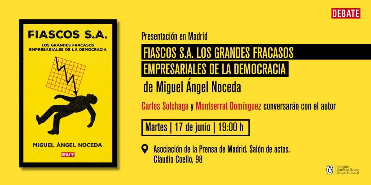 📣 ¡Os recordamos que mañana tenemos una cita en #Madrid! ⬇️

⏰ 19h
📖 Miguel Ángel Noceda charlará con Carlos Solchaga y <a href="/MontDeMont/">Montserrat Dominguez</a>
📍<a href="/aprensamadrid/">APM</a>