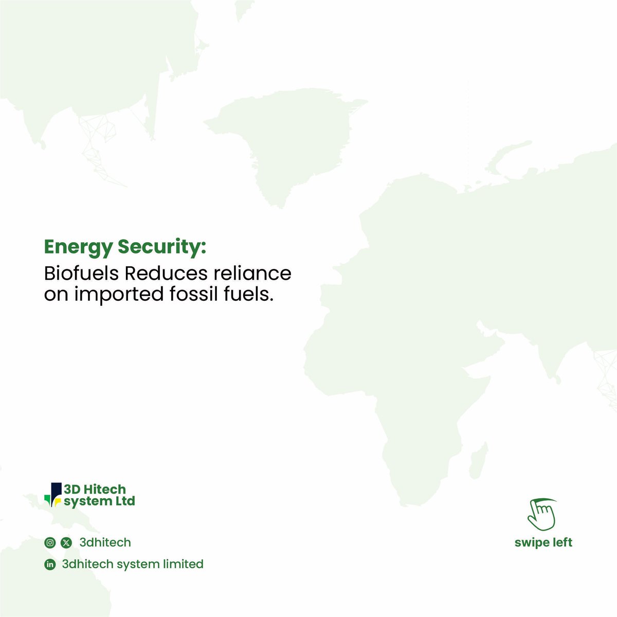 3dHitech's tweet photo. Biofuels drive jobs, growth, and energy independence. Support a sustainable economy!

#3DHitech #Biofuels #EconomicGrowth #Sustainability #GreenEnergy #RenewableEnergy https://t.co/itZH9HUghg