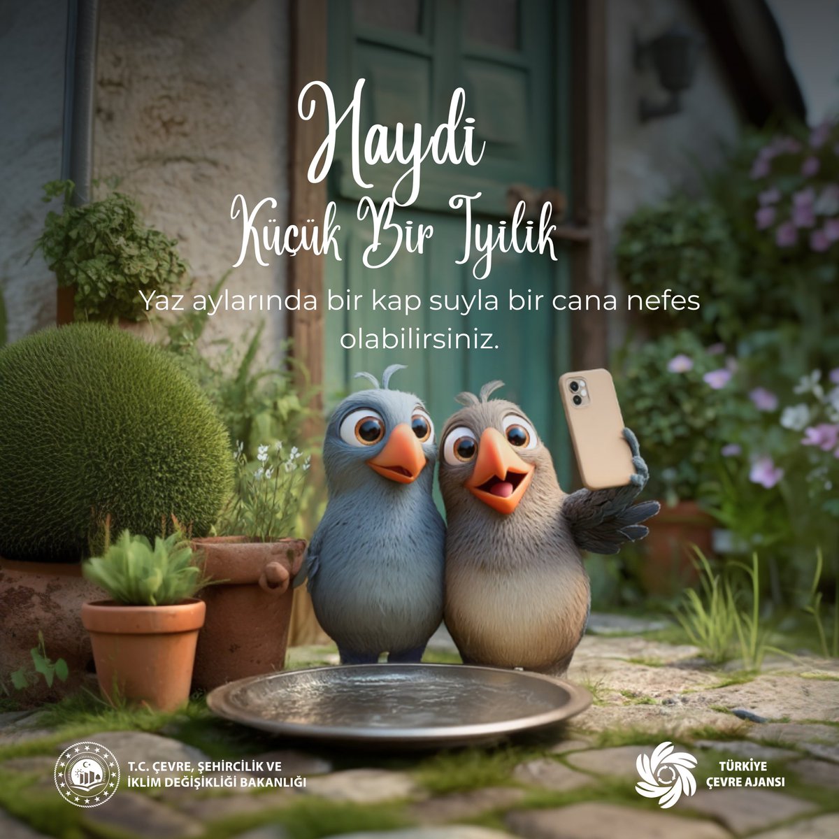 Bir kap su, sessiz dostlarımızın hayatına dokunur... 💧

Bir kap su, sadece bir can değil, doğanın dengesine verilen küçük ama anlamlı bir destektir. 🌿
Yaz aylarında susuz kalan canlılara yardım etmek, çevreye olan sorumluluğumuzun en güzel yansımalarındandır. 💧

Haydi, küçük