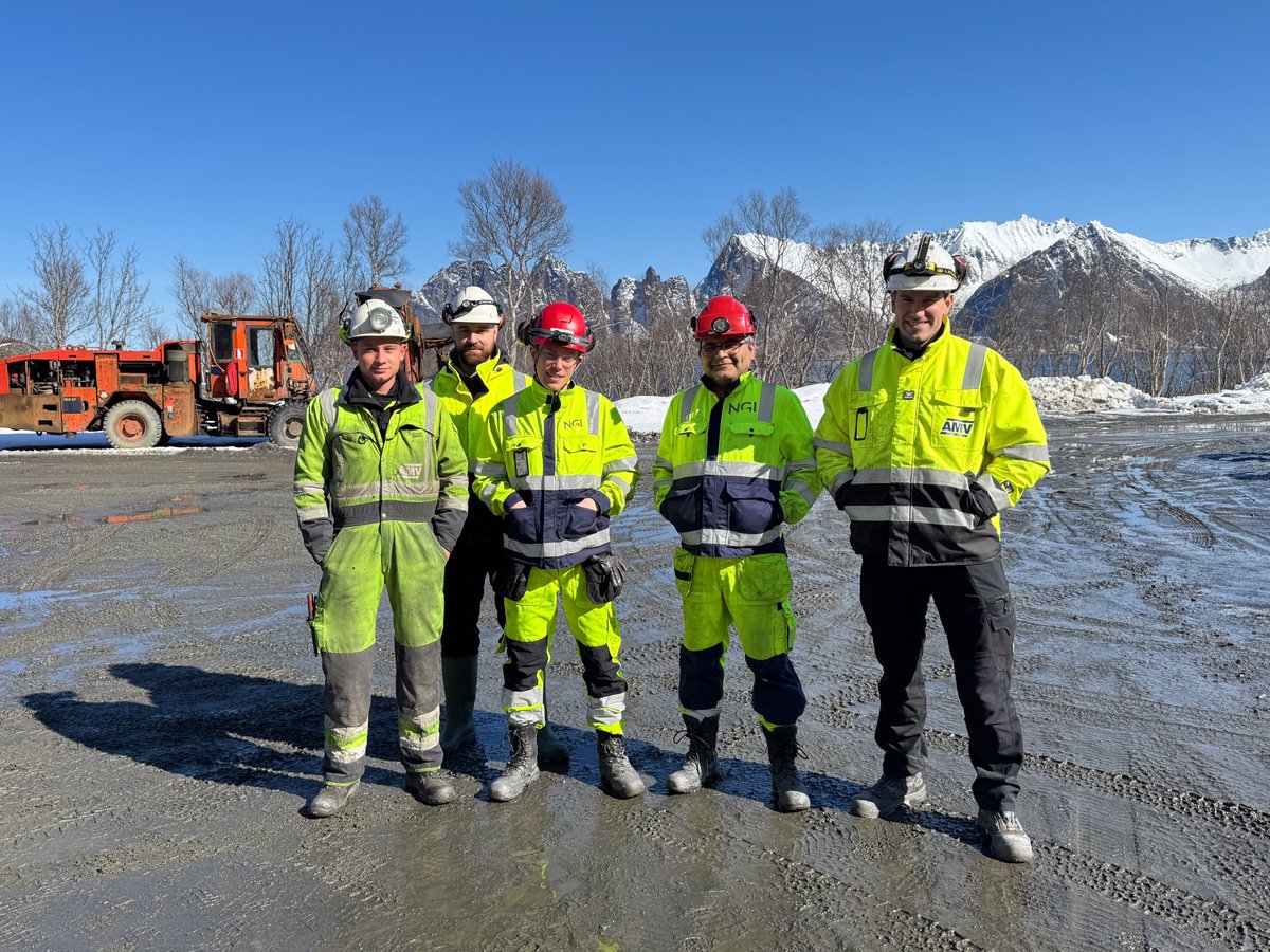 DINAMINE Project (@dinaminep) on Twitter photo The <a href="/DinamineP/">DINAMINE Project</a> team recently hit the ground at Skaland Graphite AS’s mine to put the cutting-edge DINAMINE drilling jumbo to the test - and the results are exciting. A big shoutout to the on-site team from Skaland Graphite AS, AMV AS, and NGI!
🔗 lnkd.in/er5rcieg The <a href="/DinamineP/">DINAMINE Project</a> team recently hit the ground at Skaland Graphite AS’s mine to put the cutting-edge DINAMINE drilling jumbo to the test - and the results are exciting. A big shoutout to the on-site team from Skaland Graphite AS, AMV AS, and NGI!
🔗 lnkd.in/er5rcieg