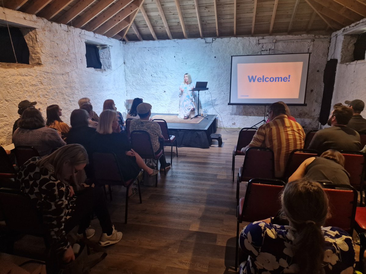 Create_Berwick's tweet image. Thank you so much to the brilliant Ceri Hand and Rike Detscher for Friday's training for artists on writing pitches and proposals - and thank you to everyone who came along. Keep an eye on our website and social media for more events like this in the future!