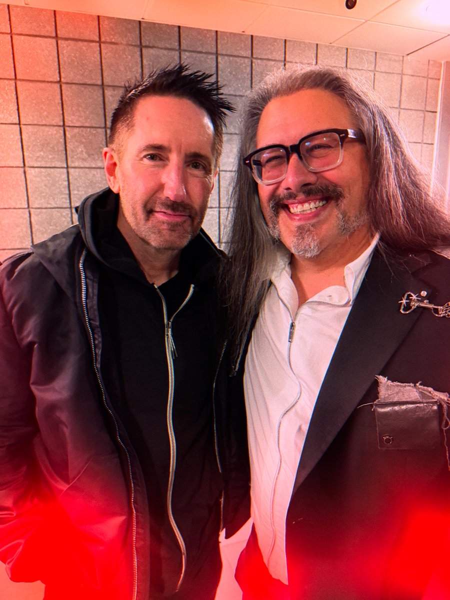 romero's tweet image. Great show by @nineinchnails in Dublin last night! It was good to see Trent again after 30 years and to meet @tonyhawk!
