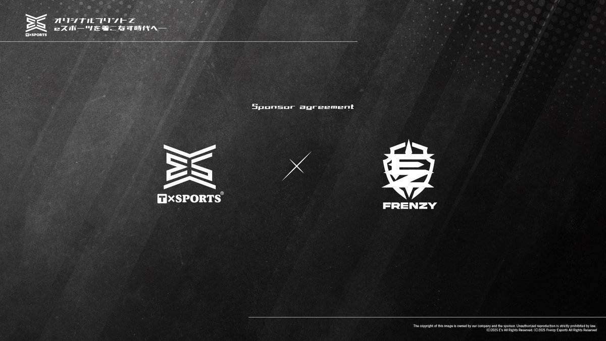 E's (イース)【e-sports オリジナルウェア制作👕】 (@es_esports_wear) on Twitter photo \ パートナーシップ締結のお知らせ /
この度、E’sはFrenzy Esports( <a href="/FRENZY_FZ/">Frenzy Esports</a> )様とパートナーシップを締結いたしましたことをご報告いたします🤝
本提携を通じて、所属メンバーの皆様がより一層ご活躍いただけるよう、ユニフォーム制作などの面でサポートしてまいります✨
#FZWIN #Es \ パートナーシップ締結のお知らせ /
この度、E’sはFrenzy Esports( <a href="/FRENZY_FZ/">Frenzy Esports</a> )様とパートナーシップを締結いたしましたことをご報告いたします🤝
本提携を通じて、所属メンバーの皆様がより一層ご活躍いただけるよう、ユニフォーム制作などの面でサポートしてまいります✨
#FZWIN #Es