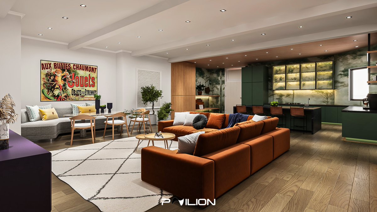 PConcultant's tweet image. A Sitcom Apartment Built for Everyday Stories.

Sitcom Apartment Project, USA, Designed by @pavilion_design_consultant
📧: paviliondesignconsultant@gmail.com
🌐: paviliondesignconsultant.com
☎: +92 321 5556621 (Call / WhatsApp)

#apartmentdesign #sitcomdesign #modernarchietcture
