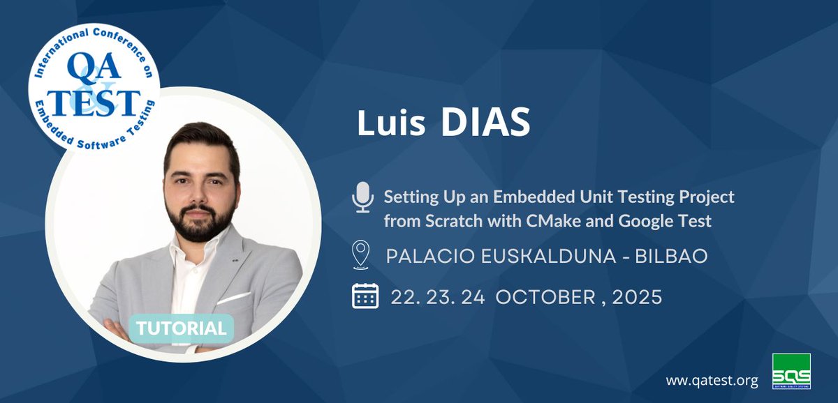 QATestBilbao's tweet image. Unlock a world of knowledge with @QATestBilbao Embedded Conference #tutorials! These speakers offer valuable insights and practical skills: Luis Dias, Dor Levy and Shmuel Gershon. More details👉n9.cl/qj0jz 
Get your ticket with #discount👉n9.cl/1ozxpm