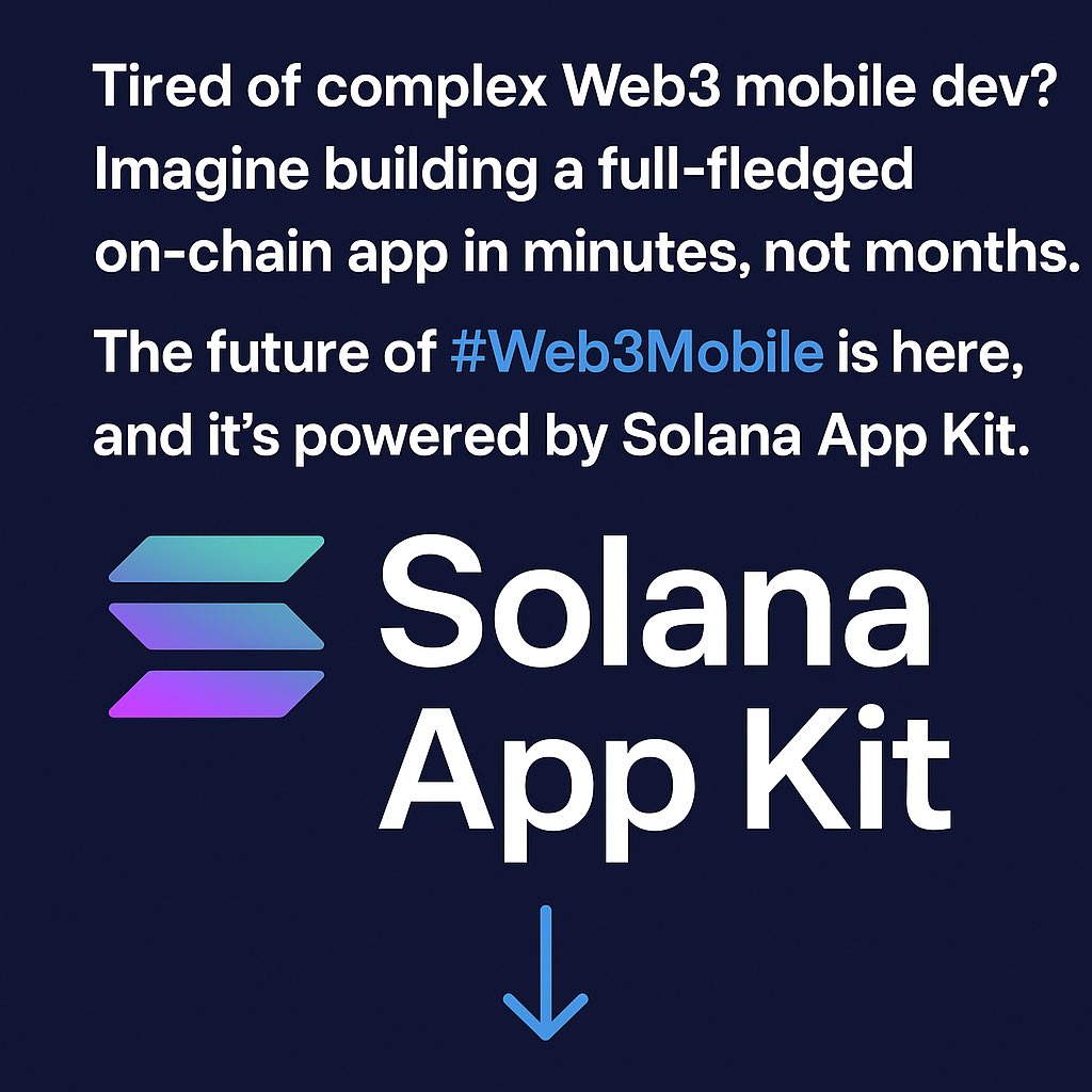 CannaChickOG's tweet image. 1/20 🤯 WARNING: Your #Web3Mobile Dev Strategy is OUTDATED. 👇
Ever felt the soul-crushing drag of building on-chain mobile apps? Weeks turn into months, innovation gets stifled, and your viral idea gathers dust.
What if you could launch a production-ready dApp for iOS &amp;amp; Android…