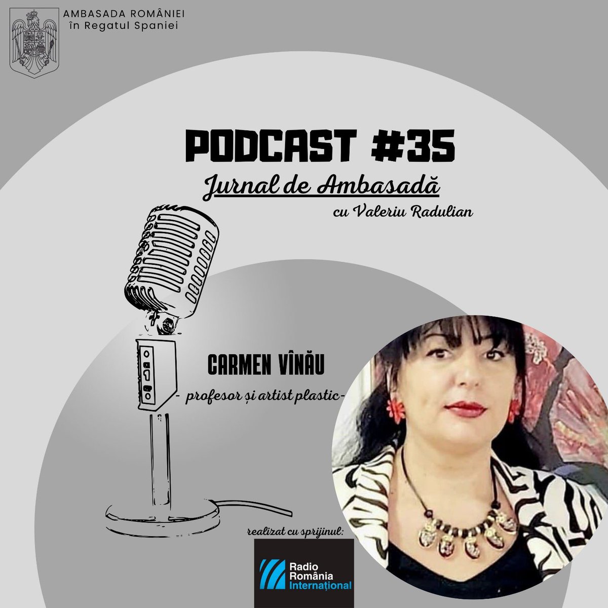 🎙️En el nuevo episodio de #DiarioDeEmbajada exploramos el arte como puente entre 🇷🇴 y 🇪🇸.
Nuestra invitada, Carmen Vînău, nos habla de identidad, inspiración y vida entre dos culturas. Descúbrelo aquí 👉 lnkd.in/dvAugV4Y
#podcast