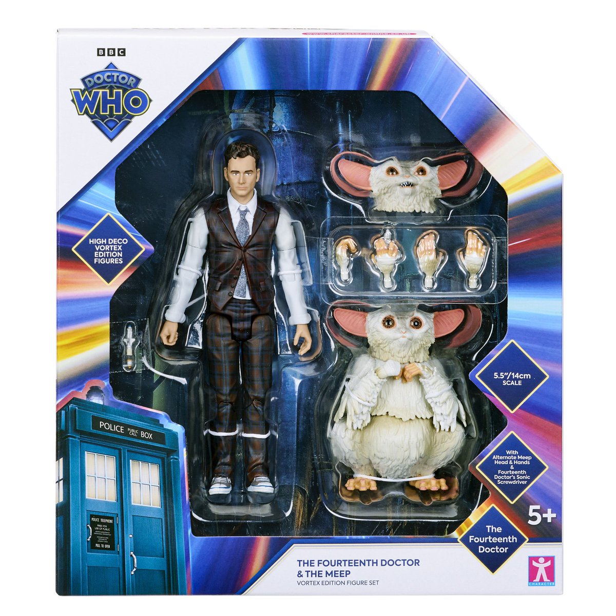 🚨 NEW FIGURE ALERT 🚨 
The latest CO exclusive sees a jacketless variant of the Fourteenth Doctor alongside the cute/terrifying Meep (depending on the head you choose)! Available to buy now from the Character website for £44.99!