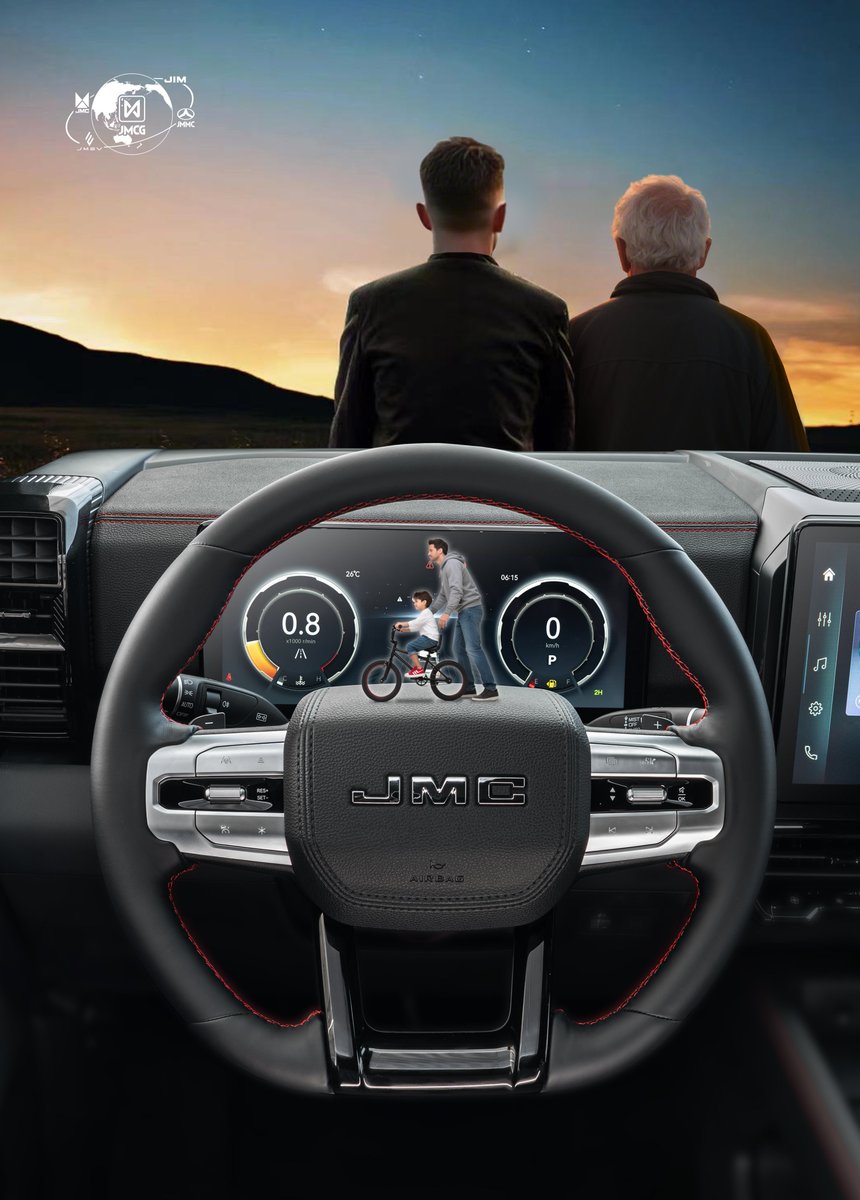 JMCMotorsGlobal's tweet photo. He once walked behind you.
Now you walk beside him.
This Father’s Day, JMCG celebrates every step you’ve taken together.
#JMC #FathersDay2025 https://t.co/7kHxSX4AKX