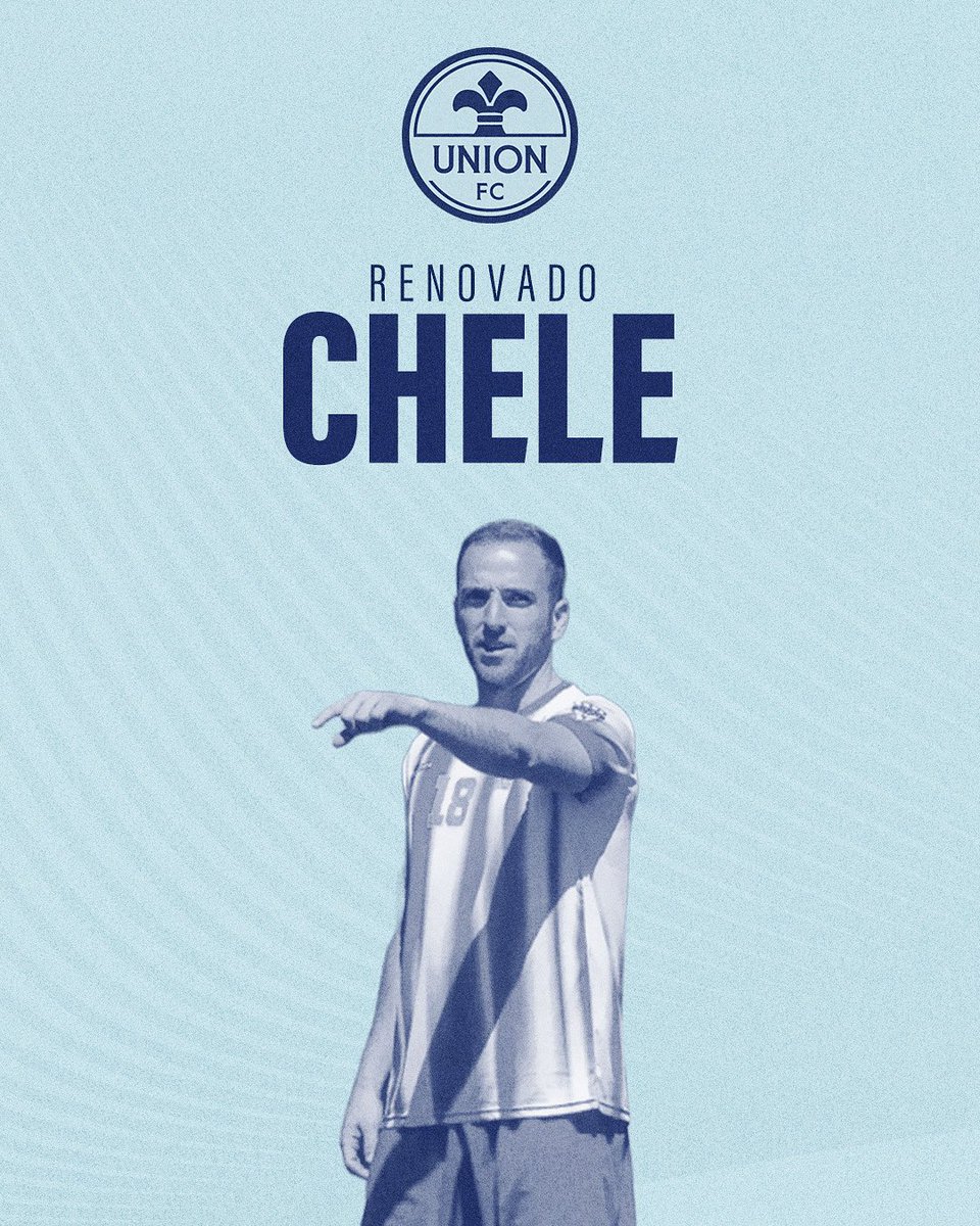 🧨 𝗥𝗲𝗻𝗼𝘃𝗮𝗰𝗶𝗼́𝗻: 𝗖𝗵𝗲𝗹𝗲 𝟮𝟬𝟮𝟲

El Unión Fútbol Club y Jose Cabrera “Chele” han acordado la ampliación del contrato del jugador hasta junio de 2026.

El mediocentro madrileño llegó a final de la pasada temporada y demostró desde el primer minuto su compromiso,