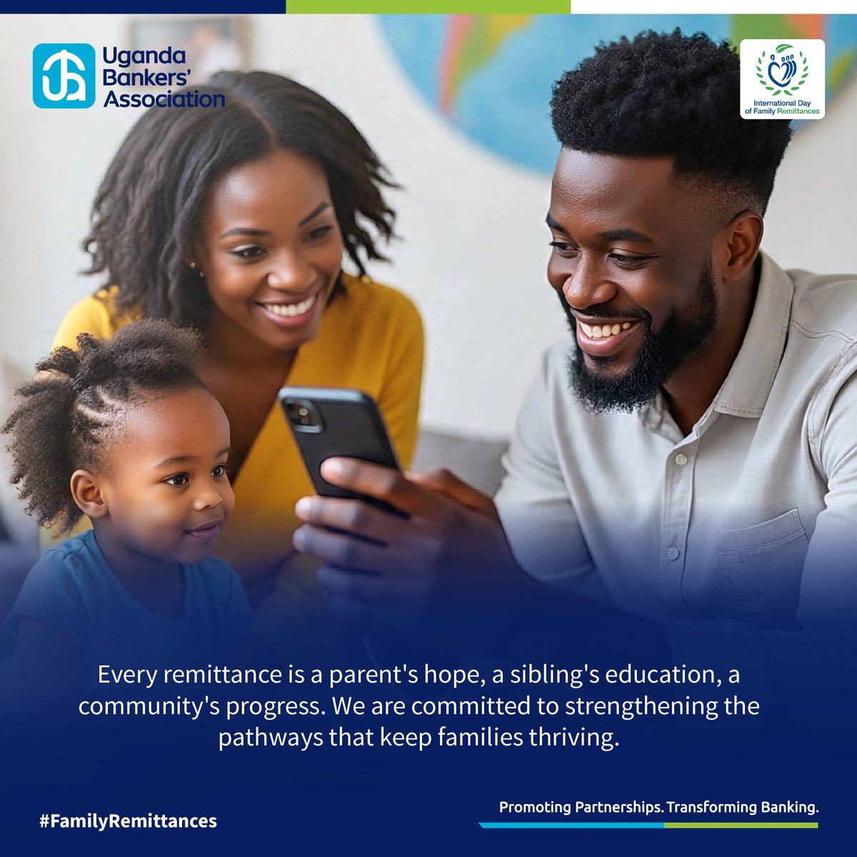 Today, we celebrate the everyday heroes,whose remittances keep families strong, send
children to school, and fuel economic
resilience across Uganda and beyond.

This year’s theme focuses on maximizing the development impact of remittances, We stand firmly behind that vision.