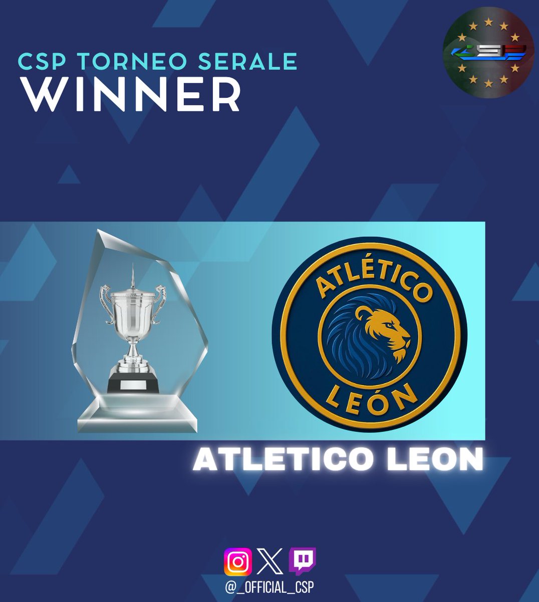 CSP__CUP (@_official_csp) on Twitter photo Stessa finale di venerdì sera ma con esito diverso 📍
A sto giro sono <a href="/Atletico_Leon/">Atletico Leon</a> a prevalere sui <a href="/noegoesportsXI/">Noego Esports</a> portandosi a casa il primo titolo stagionale targato <a href="/_Official_CSP/">CSP__CUP</a> 🏆
Complimenti ragazzi 👏
Grazie a tutti e alla prossima 💪🔜 Stessa finale di venerdì sera ma con esito diverso 📍
A sto giro sono <a href="/Atletico_Leon/">Atletico Leon</a> a prevalere sui <a href="/noegoesportsXI/">Noego Esports</a> portandosi a casa il primo titolo stagionale targato <a href="/_Official_CSP/">CSP__CUP</a> 🏆
Complimenti ragazzi 👏
Grazie a tutti e alla prossima 💪🔜