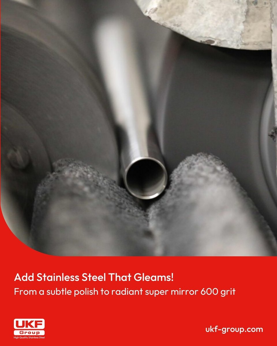 UKFGroup's tweet image. A comprehensive spectrum of polished finishes so you can achieve the look you&apos;re looking for ✨

Call to talk through your stainless steel requirements
ukf-group.com/polishing/

#UKFGroup #StainlessSteel #MetalProcessing #SteelSupply #StainlessProcessing #steelpolishing