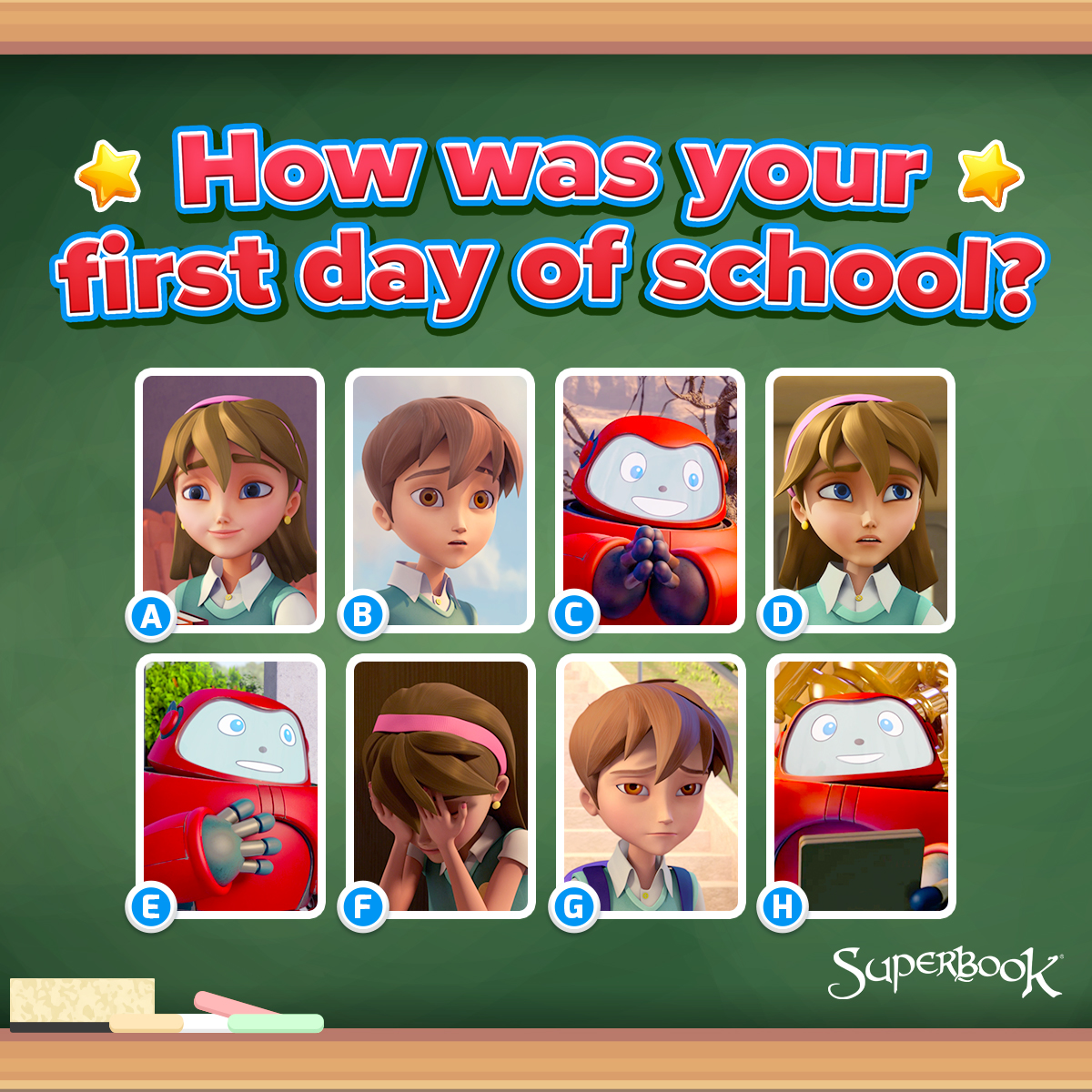 BatangSuperbook's tweet image. Batang Superbook, kumusta ang first day of school mo? 🏫🎒😊 
#SharingTime #BackToSchool #BalikEskewela2025