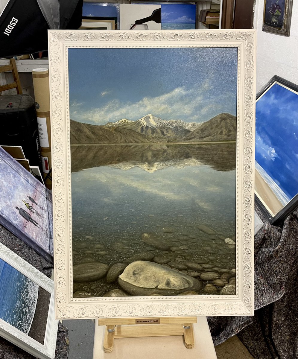 On display at The New Vic Theatre in Staffordshire later this year… my artwork “Still Waters” Oil on Panel along with other artworks by The Society of Staffordshire Artists #Staffordshire #creativity I’m looking forward to it 🎨👨‍🎨