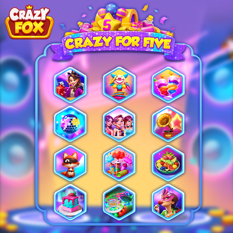 CrazyFox_Game's tweet photo. 🎉 Event Brief | Limited-time Card Set: "Crazy For Five" 🎉
🥳 Celebrate our big milestone with 12 exclusive anniversary card sets, packed with festive surprises!
📅 It’s a 45-day celebration, so grab your slice of the fun now!
Gift: https://t.co/vpEh2vwb6m https://t.co/jKd52HSL91