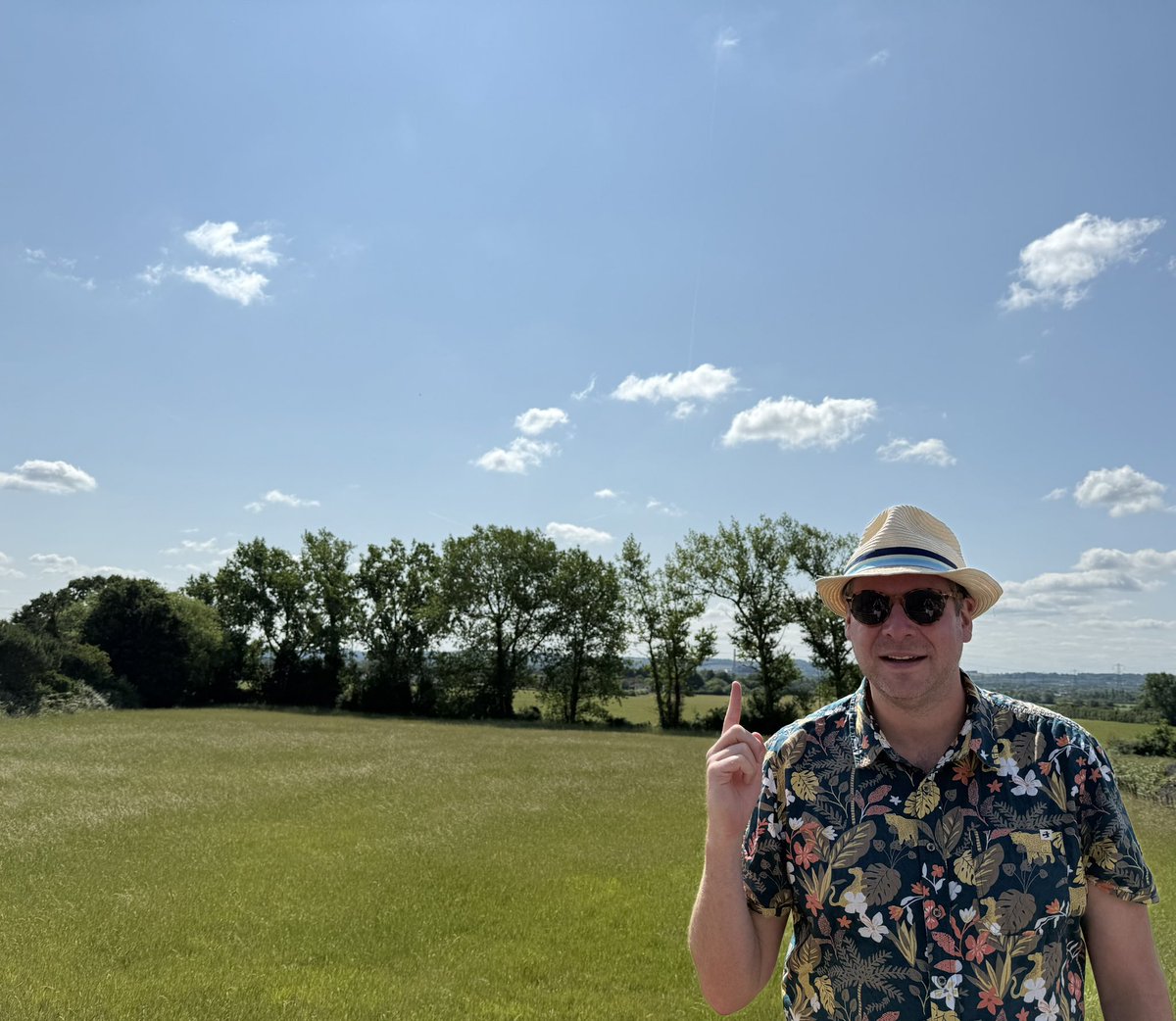 The incinerator chimneys adjacent to the Universal theme park site in Bedfordshire. Spending today walking round Stewartby, Lower Shelton, Upper Shelton, Marston Moretaine, Wootton and Wixams - all areas that'll be transformed. Back <a href="/bbc3cr/">BBC Beds, Herts & Bucks</a> tonight at 6pm with my findings!