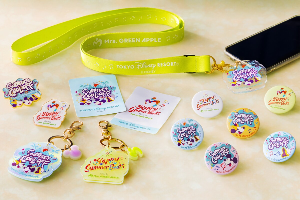 Mrs. GREEN APPLE 東京ディズニーリゾートコラボグッズ発表！ 光る