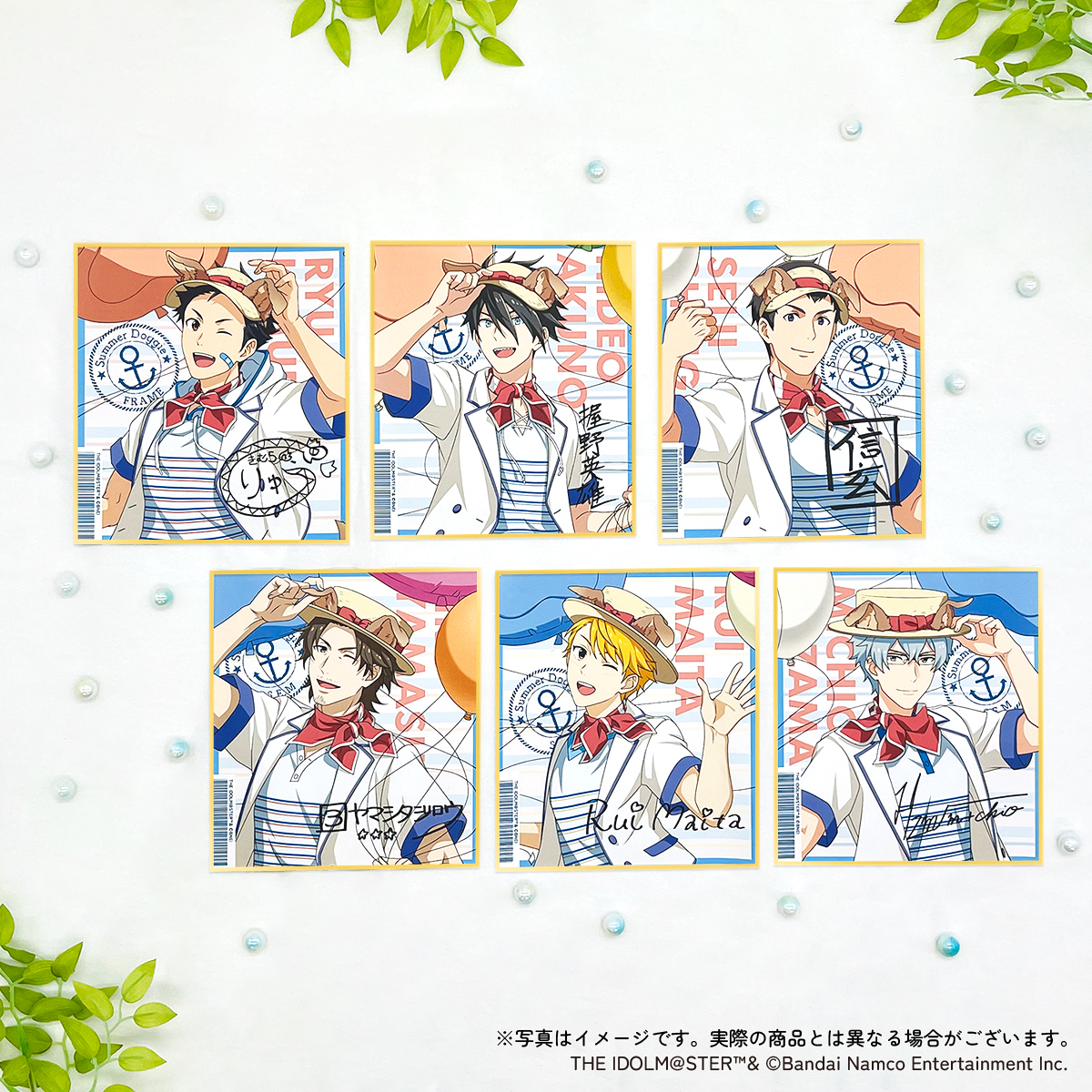 anicloset's tweet image. 【アイドルマスター #SideM Summer Doggie】
キラリと光るゴールドのフチがまぶしい色紙はアイドルのお顔を大きく堪能できます👀✨サインやかわいいデザインがぎゅっと詰まった商品です♪
ポップアップストア詳細anicloset.com/lp_pop_up_side…