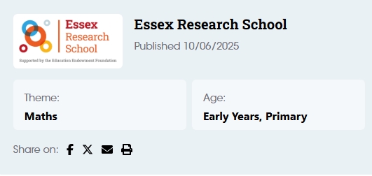 EssexResearchS's tweet photo. 'Beyond right and wrong'. Explore Essex Research School's latest clip from the classroom - focusing on assessing KS1 Maths. https://t.co/CY3OKdIJ3Q https://t.co/Drefq3gabg