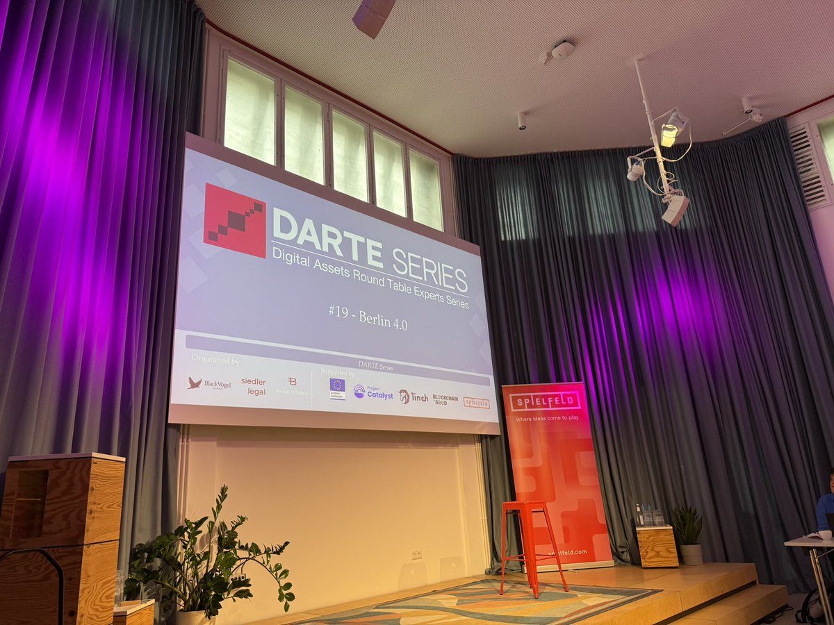 Holger Köther ✨ (@holgerkoether) on Twitter photo <a href="/BerBlockWeek/">Berlin Blockchain Week 🐻➡️ June 7-22, 2025</a> is less about memes but meeting like minded experts.
#DARTE is a long established roundtable by <a href="/BlackVogel_/">BlackVogel</a> and <a href="/ninsie3/">Nina Siedler</a>, bringing together experts to discuss current issues in the regulatory space.
As regulated entity <a href="/ETOSPHERES/">ETOSPHERES</a>, we are honored to be invited. <a href="/BerBlockWeek/">Berlin Blockchain Week 🐻➡️ June 7-22, 2025</a> is less about memes but meeting like minded experts.
#DARTE is a long established roundtable by <a href="/BlackVogel_/">BlackVogel</a> and <a href="/ninsie3/">Nina Siedler</a>, bringing together experts to discuss current issues in the regulatory space.
As regulated entity <a href="/ETOSPHERES/">ETOSPHERES</a>, we are honored to be invited.