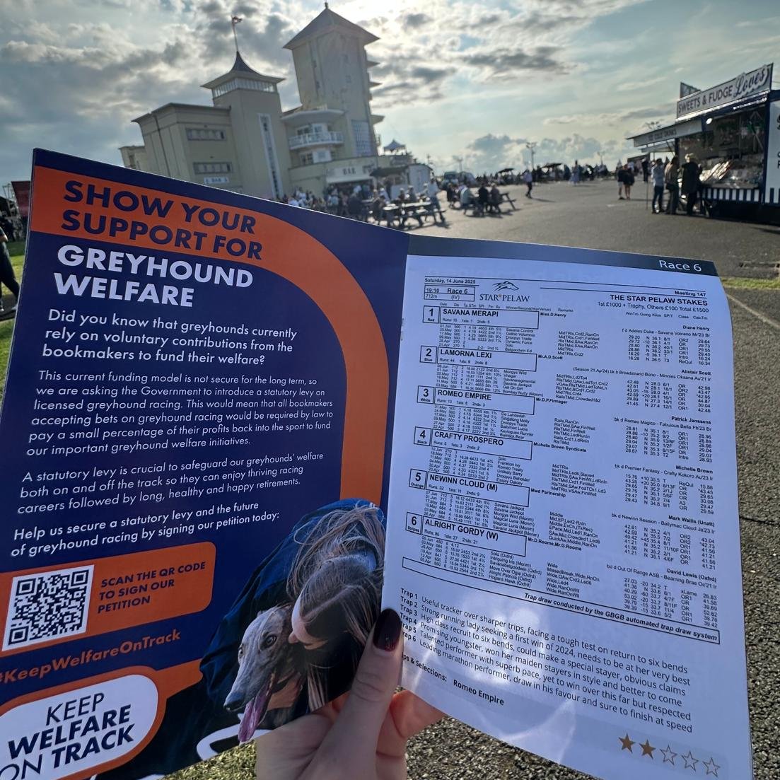 Keep Welfare on Track (@welfareontrack) on Twitter photo It was great to be at the English Greyhound Derby Final on Saturday <a href="/TowcesterRaces/">Towcester Racecourse</a> talking to racing fans about our campaign.
If you signed the petition, don't forget to click the link in your emails. It was great to be at the English Greyhound Derby Final on Saturday <a href="/TowcesterRaces/">Towcester Racecourse</a> talking to racing fans about our campaign.
If you signed the petition, don't forget to click the link in your emails.