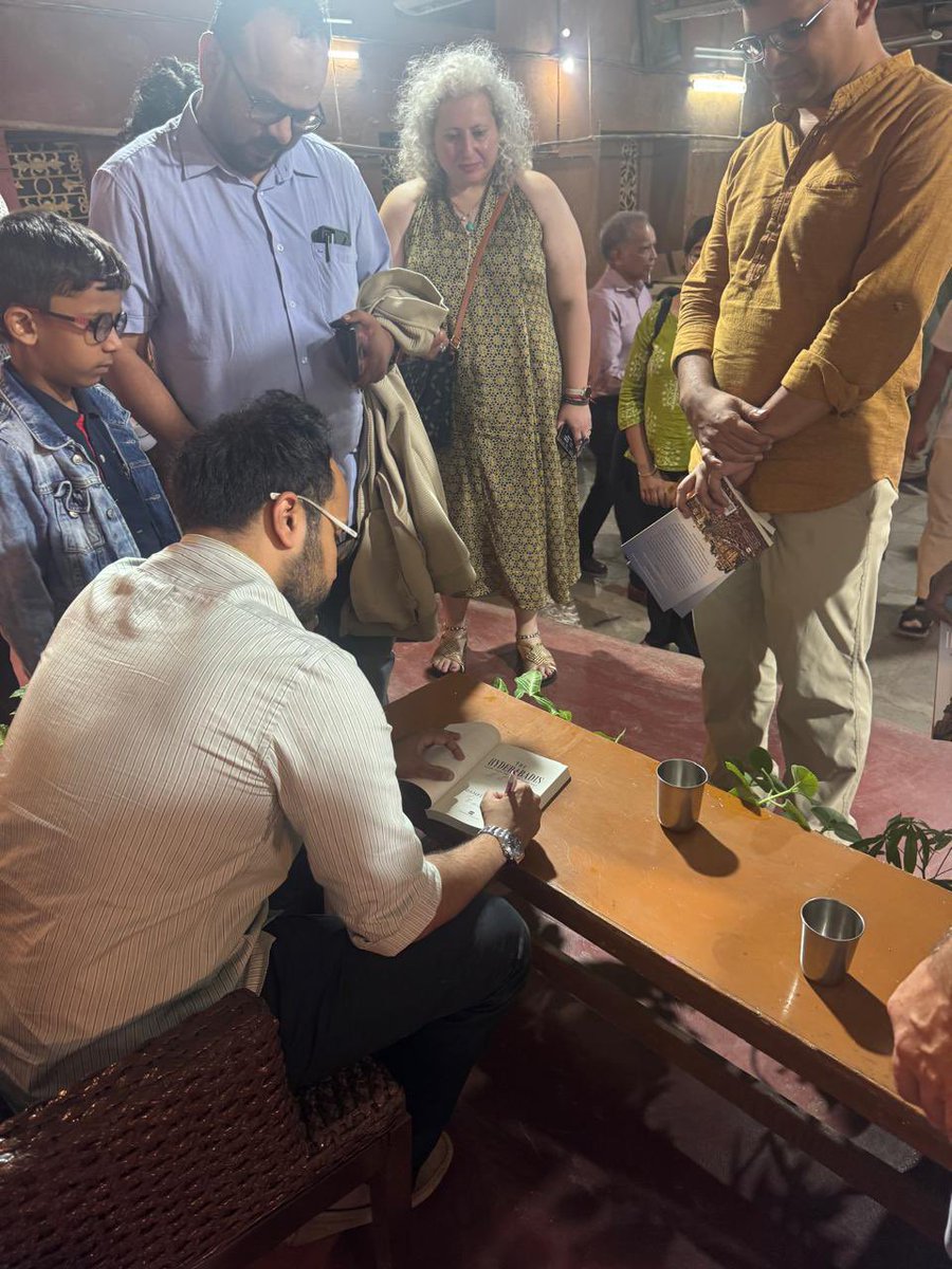 Daneesh Majid (@majiddan) on Twitter photo Had a great chat w/ Prof. Vijay Tadakamalla, who asked some excellent questions, during an excellent in-person <a href="/HydLitFest/">Hyderabad Lit Fest</a> session at <a href="/OSSSecunderabad/">Our Sacred Space</a>.
Thank you to the HLF folks, Our Sacred Space, and attendees who came out as well as bought copies.
<a href="/HarperCollinsIN/">HarperCollins</a> Had a great chat w/ Prof. Vijay Tadakamalla, who asked some excellent questions, during an excellent in-person <a href="/HydLitFest/">Hyderabad Lit Fest</a> session at <a href="/OSSSecunderabad/">Our Sacred Space</a>.
Thank you to the HLF folks, Our Sacred Space, and attendees who came out as well as bought copies.
<a href="/HarperCollinsIN/">HarperCollins</a>