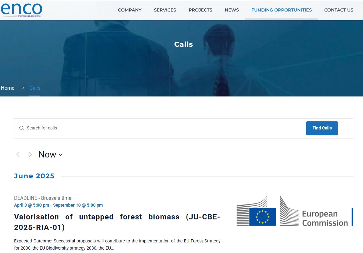 🚀 Still looking for partners for your #EUproject proposal?

🔍 Check out the calls we're working on 👉 enco-consulting.it/calls/
📬 Interested? Fill out our contact form 👉 enco-consulting.it/contact-us/
Let’s team up and turn ideas into impact!