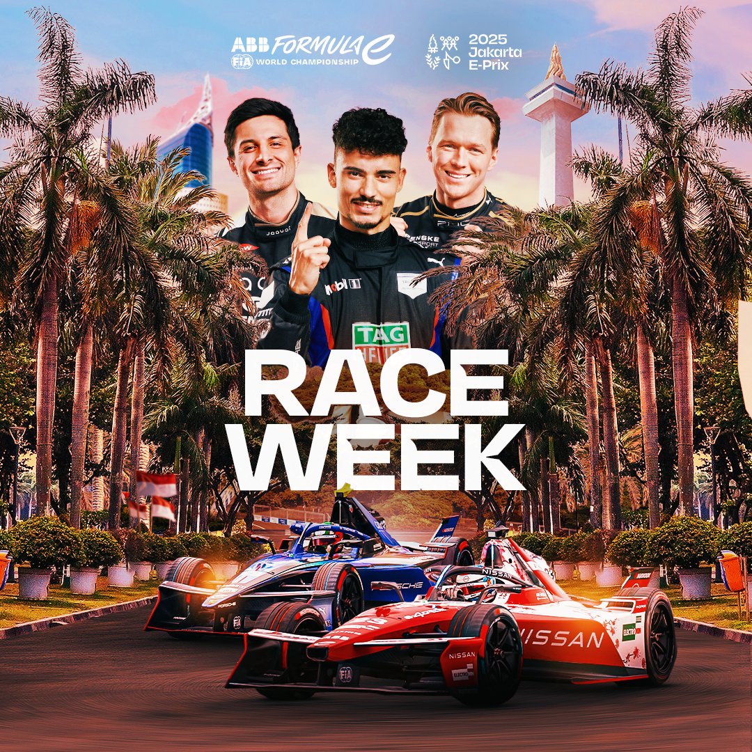 JAKARTA WE ARE BACK 🇮🇩

Are you ready for Round 12 in the Indonesian capital?!

#JakartaEPrix