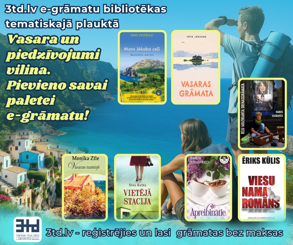 ☀️🌿📚Ieskaties 3td.lv jaunajā tematiskajā kolekcijā:
VASARA UN PIEDZĪVOJUMI VILINA. PIEVIENO SAVAI PALETEI E-GRĀMATU!