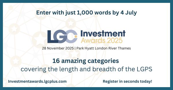 Have you started your entries yet for the LGC Investment Awards? 16 amazing categories covering the length and breadth of the #LGPS.   Enter with just 1,000 words telling us why you should be a winner. Reg in seconds so we can support you with your entry. bit.ly/3HIIm2j