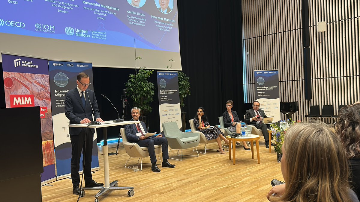 „We need better tools and data to measure social integration“ <a href="/matsperspektiv/">Mats Persson</a>, the Swedish Minister for Employment and Integration, at the opening plenary of #ifms2025