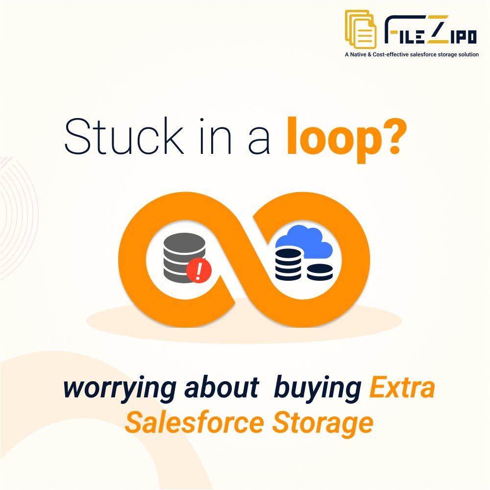 FileZipo's tweet image. Tired of endlessly downloading files &amp;amp; burning $$ on extra Salesforce storage? 🔄💸
It’s time to switch to FileZIPO – your smart file management solution. filezipo.io 
#Salesforce #FileManagement #FileZIPO
