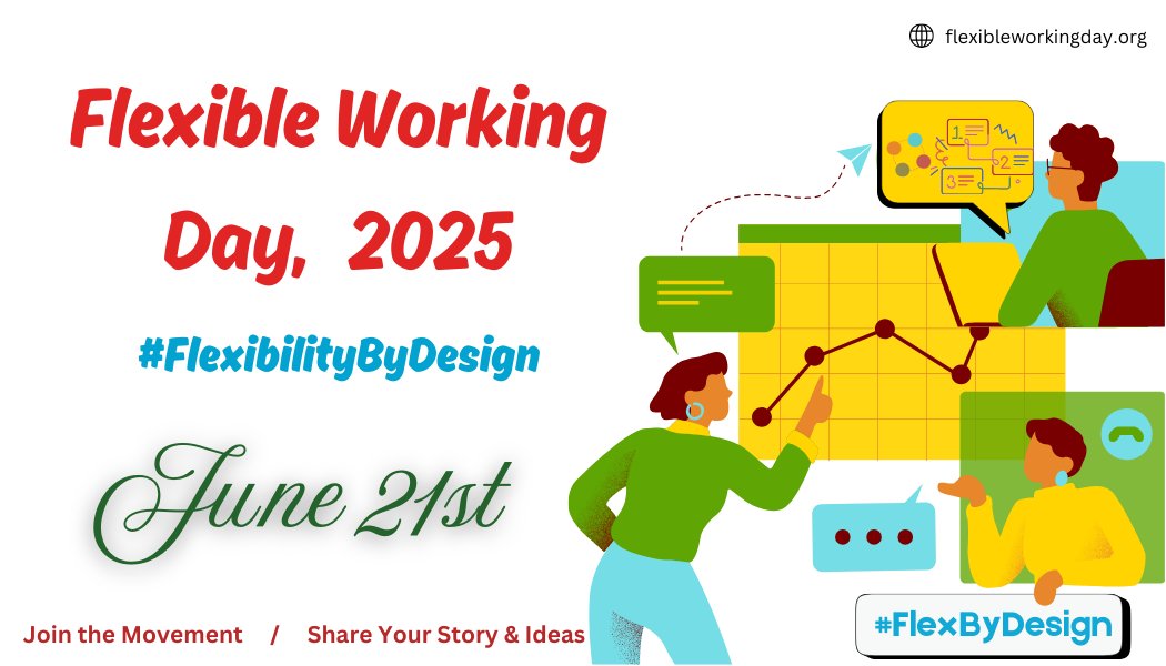 It's almost Flexible Working Day.
How will you create work systems and culture with #FlexibilityByDesign ? 
Let's raise the visibility. Flex is a necessity for many to remain in the workforce. Carers, mums, the disabled and neurodiverse, and more. 
Please share.