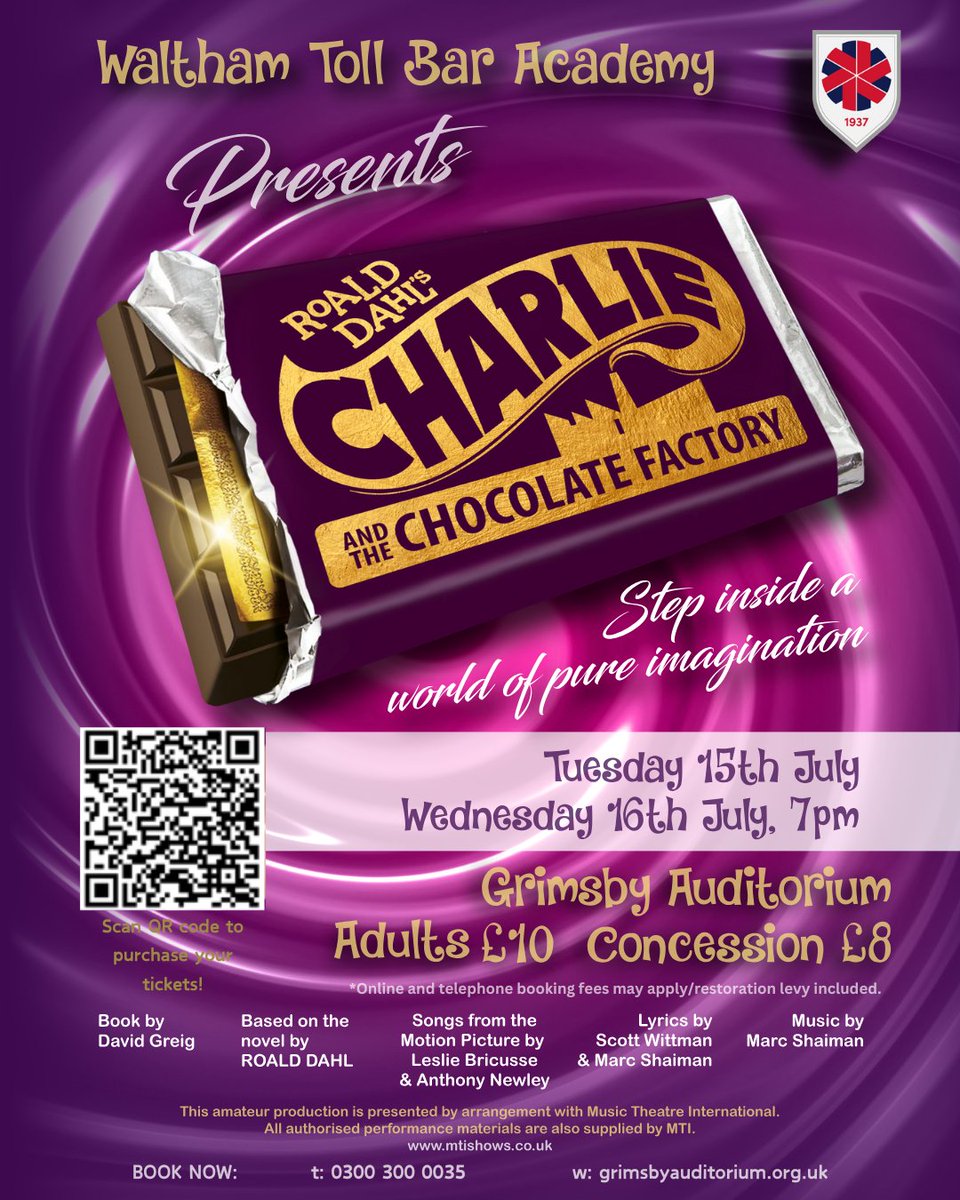 It's 30 days until our production of Charlie and the Chocolate Factory and we are counting down the days in anticipation! Purchase your tickets to 'step inside a world of pure imagination' before it's too late! 🍬🍫🍭 #TeamWTBA